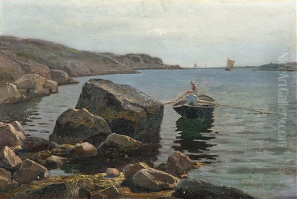 Fra Svinor Oil Painting by Carl Wilhelm Boeckman Barth