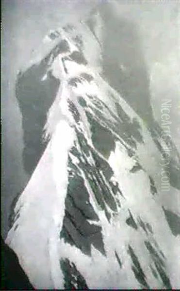 Bergspitze Oil Painting by Otto Barth