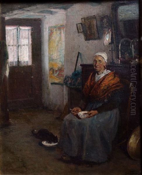 Anciana Oil Painting by Manuel Barthold