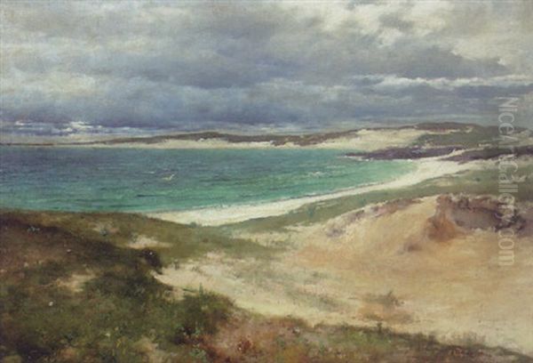 Off The North Coast, Donegal Oil Painting by William H. Bartlett