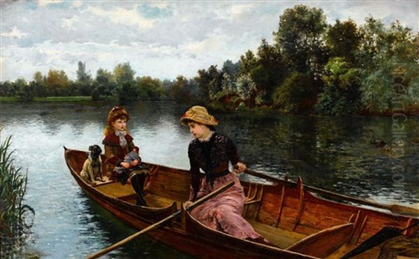 An Idle Afternoon Oil Painting by William Henry Bartlett