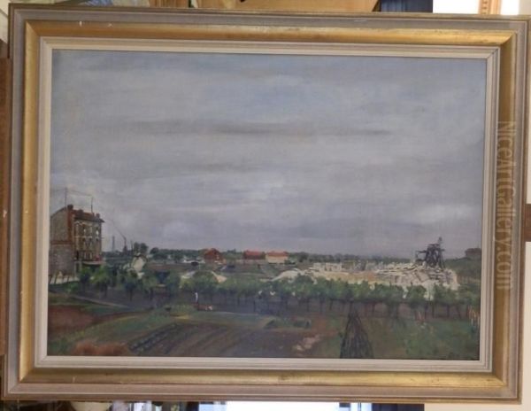 Du Cote De Sevres Oil Painting by Lucien Adrion