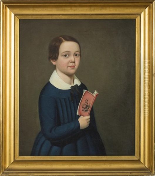 Portrait Of Robert Treat Paine, Jr. (1835-1910) As A Child Oil Painting by William Thompson Bartoll