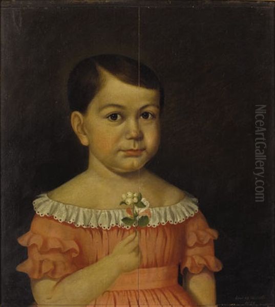 Portrait Mary Farra Oil Painting by William Thompson Bartoll