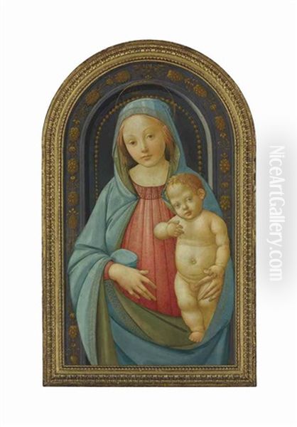 The Madonna And Child Oil Painting by  Bartolomeo di Giovanni