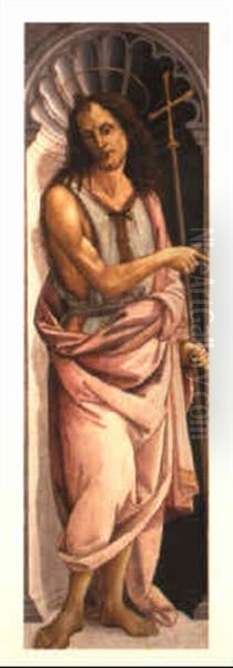 St. John The Baptist Oil Painting by  Bartolomeo di Giovanni