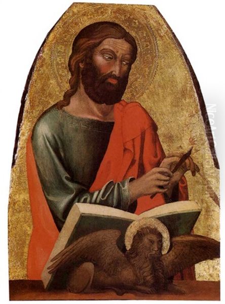 Der Evangelist Markus Oil Painting by Martino di Bartolommeo di Biagio