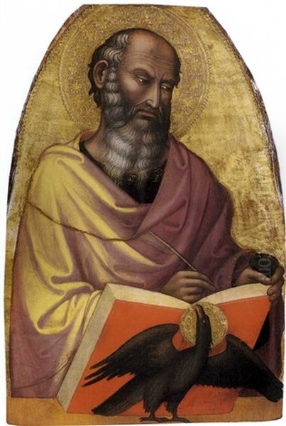 Der Evangelist Johannes Oil Painting by Martino di Bartolommeo di Biagio