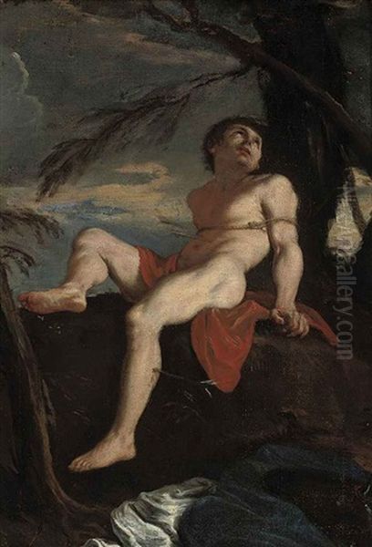 Saint Sebastian Oil Painting by (Veneto) Bartolommeo