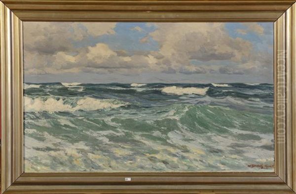 La Mer Oil Painting by Wilhelm Bartsch