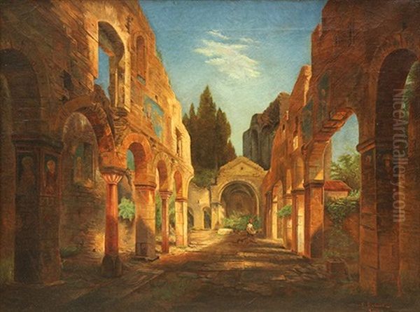 Roma Oil Painting by Pietro Barucci