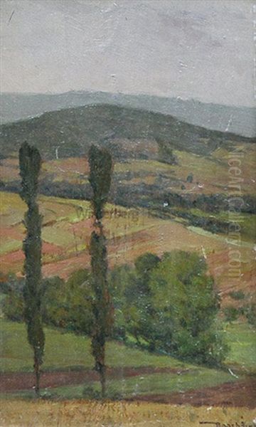 Sudliche Landschaft Oil Painting by Arpad Basch