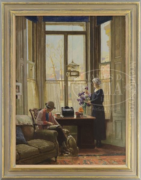 The Drawing Room Oil Painting by Richard Baseleer