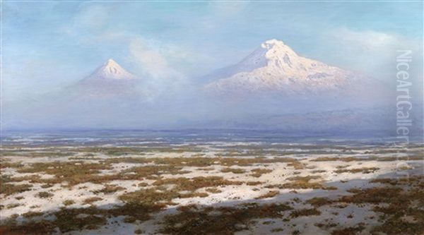 View Of Mount Ararat by Gevorg Bashindzhagyan