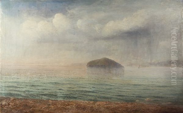 Lake Sevan Oil Painting by Georgi Zakharovich Bashinzhagyan