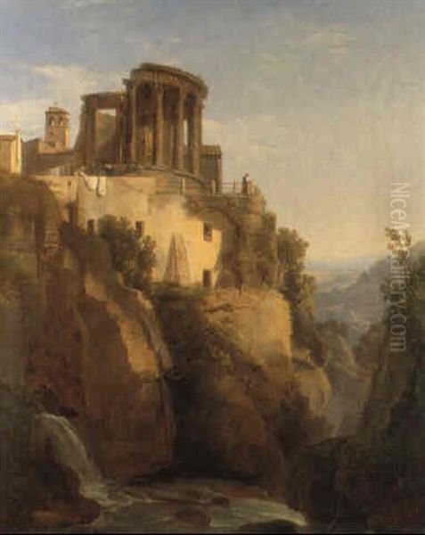 Il Tempio Della Sibilla A Tivoli by Luigi Basiletti