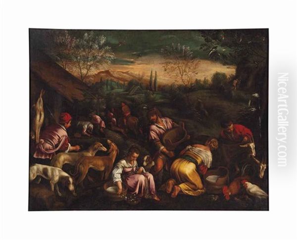 Spring Oil Painting by Francesco Bassano the Younger