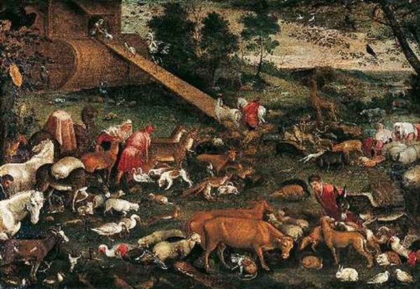 Die Arche Noah Oil Painting by Francesco Bassano the Younger