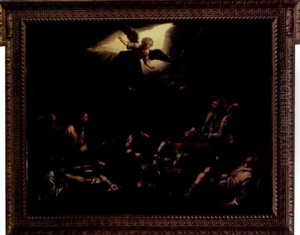 The Annunciation Of The Shepherds Oil Painting by Francesco Bassano the Younger