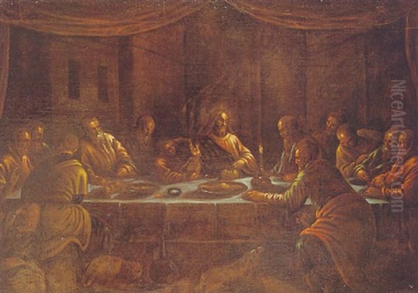 L'ultima Cena Oil Painting by Francesco Bassano the Younger