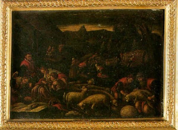 Les Quatre Saisons Oil Painting by Francesco Bassano the Younger