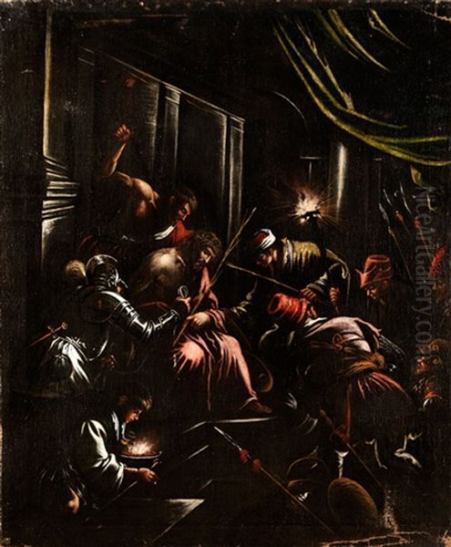 Geisselung Christi Oil Painting by Francesco Bassano