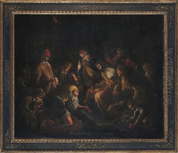 Verspottung Christi Oil Painting by Francesco Bassano