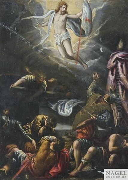 Auferstehung Christi Oil Painting by Francesco Bassano