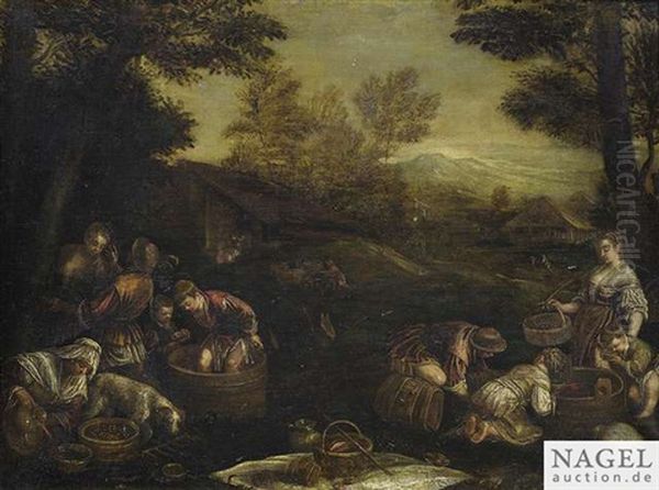 Autumn Oil Painting by Jacopo dal Ponte Bassano