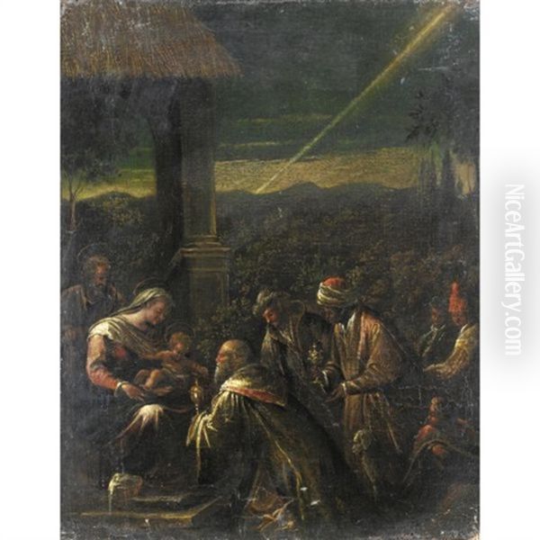 Adorazione Dei Magi by Jacopo dal Ponte Bassano