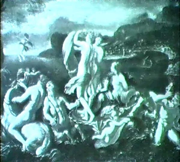 Der Triumphzug Der Galatea Oil Painting by Jacopo dal Ponte Bassano