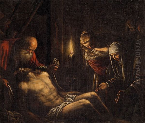 Deposizione by Leandro da Ponte Bassano