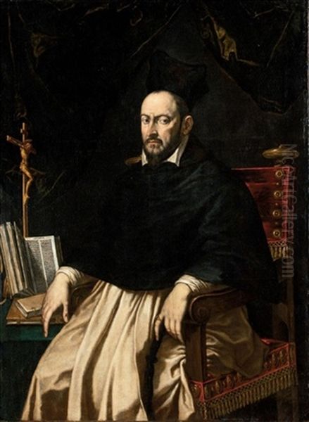 Ritratto Di Un Personaggio Dell'ordine Domenicano Oil Painting by Leandro da Ponte Bassano