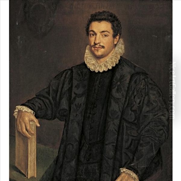 Portrait Of A Nobleman Oil Painting by Leandro da Ponte Bassano