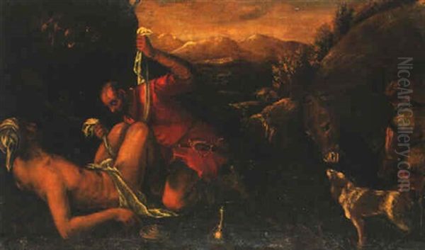 The Good Samaritan Oil Painting by Leandro da Ponte Bassano