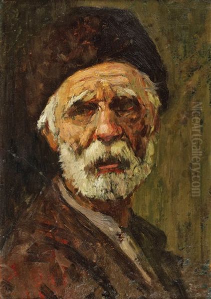 Mos Gheorghe Oil Painting by Ludovic Bassarab