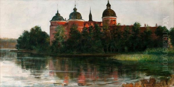 Gripsholm Oil Painting by Cecilia Af Klercker