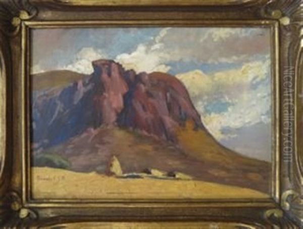 Mont Gozzi Oil Painting by Jean Baptiste Bassoul