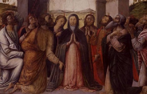 Pentecost Oil Painting by Lazzaro di Jacopo Bastiani