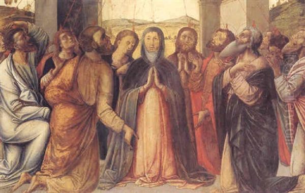 Pentecost Oil Painting by Lazzaro di Jacopo Bastiani