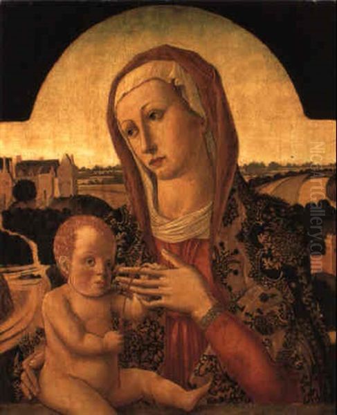 The Madonna And Child Oil Painting by Lazzaro di Jacopo Bastiani