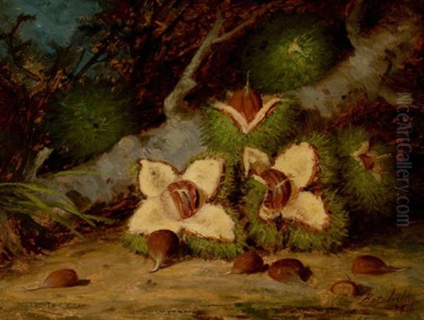 Chestnuts Oil Painting by Frederick S. Batcheller