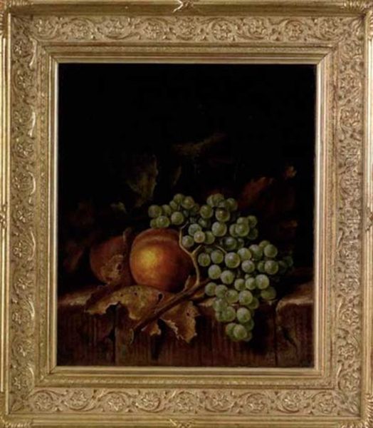 Still Life With Fruit Oil Painting by Frederick S. Batcheller