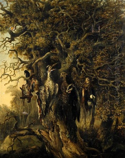 The Gibbet Tree Oil Painting by James Bateman