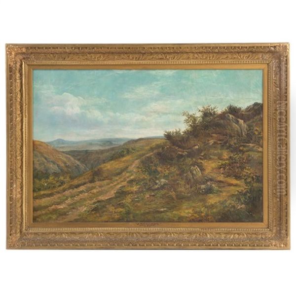 Extensive Landscape Oil Painting by David Bates