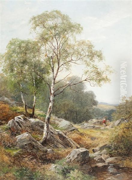 In Glen Falloch Oil Painting by David Bates