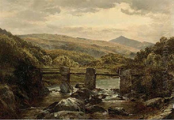 The Stone Bridge Oil Painting by David Bates