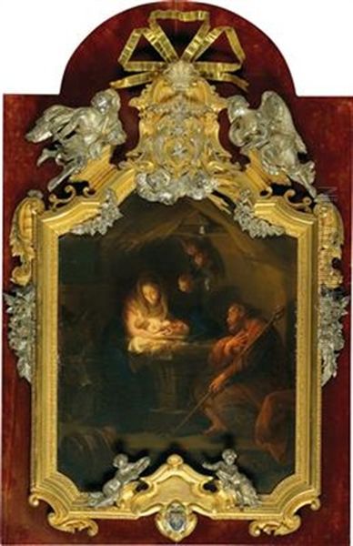 The Nativity Oil Painting by Pompeo Girolamo Batoni