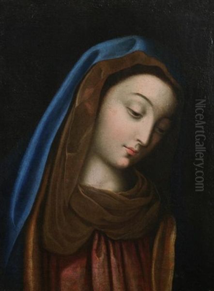 Virgin Mary Oil Painting by Pompeo Girolamo Batoni