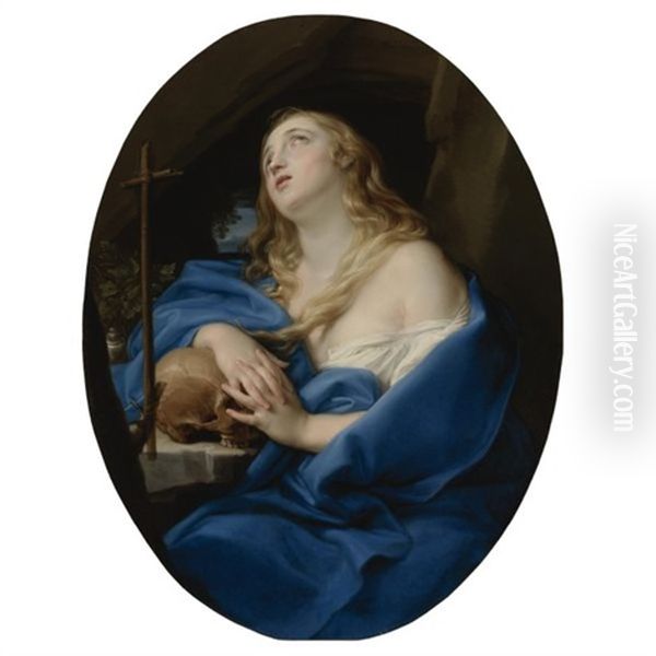 The Penitent Magdalene Oil Painting by Pompeo Girolamo Batoni